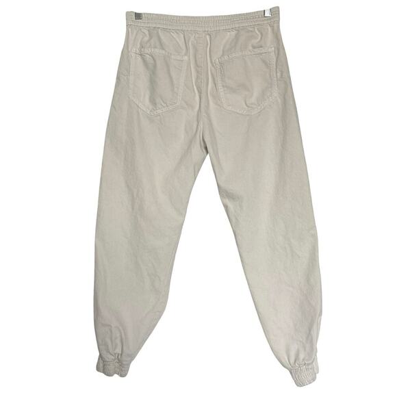 ZARA The Mercer Jogger Tapered Leg Ecru Womens Size Medium - Picture 6 of 10